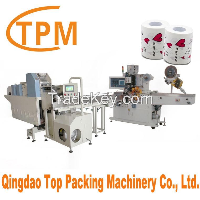 servo motor type tissue paper roll packing machine