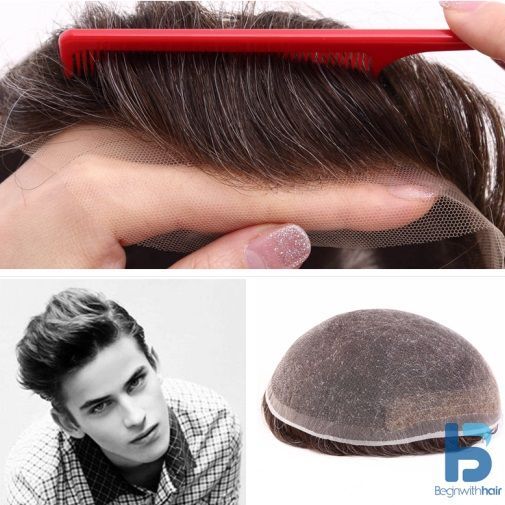 Best selling products human hair full lace toupee, hair replacement system
