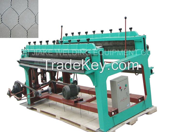 Automatic gabion hexagonal wire mesh machine