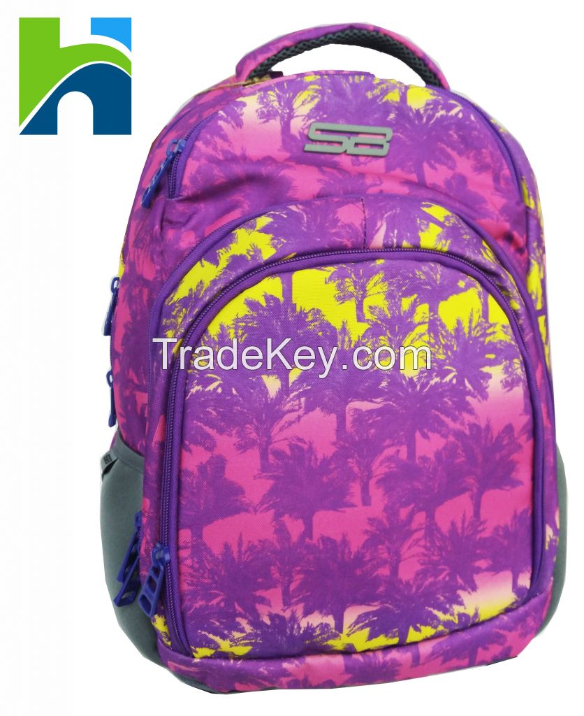 Hot Selling Colorful Computer Backpack, New fashion Computer Back Pack for Girls 2016 