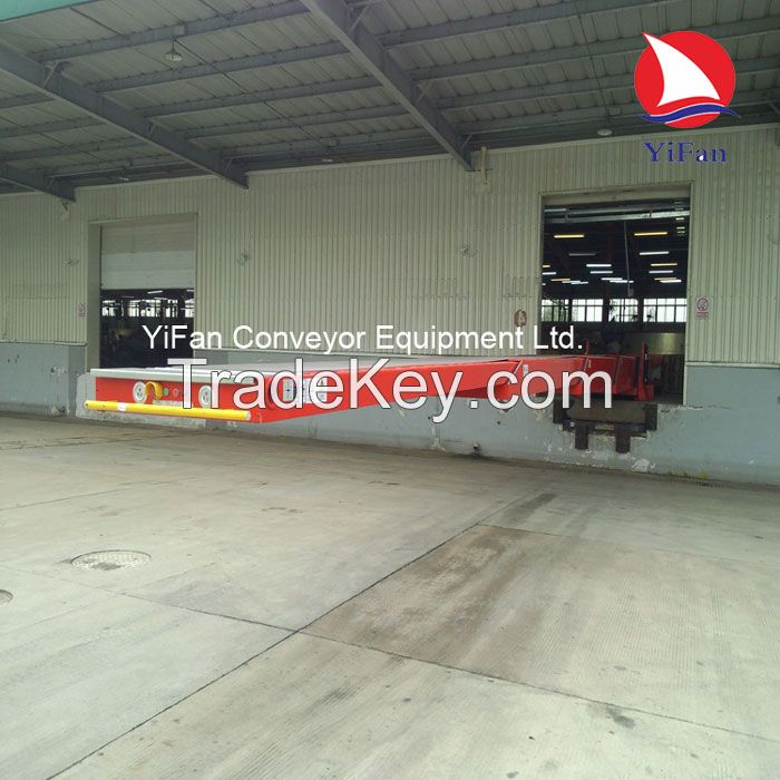 40ft Container Loading Unloading Telescopic Belt Conveyor with Hydraulic Lift