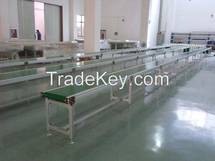 Aluminum PVC Belt Conveyor Assembly Line