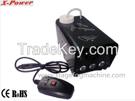 Portable Mini Stage LED Fog Machine With 3*1W RGBY LED X-025