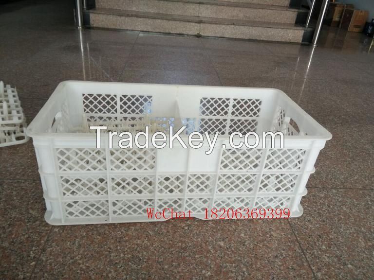 Clapboard-type plastic poultry eggs transport crate /cage