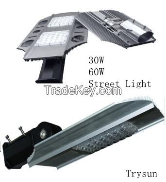 CE Rohs LED Street Lighting Outdoor Waterproof Light Tracking Lights IP65 30W60W