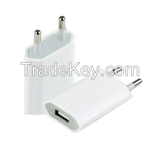 Wall charger for multi mobile phone 5V 1A dc output usb travel charger