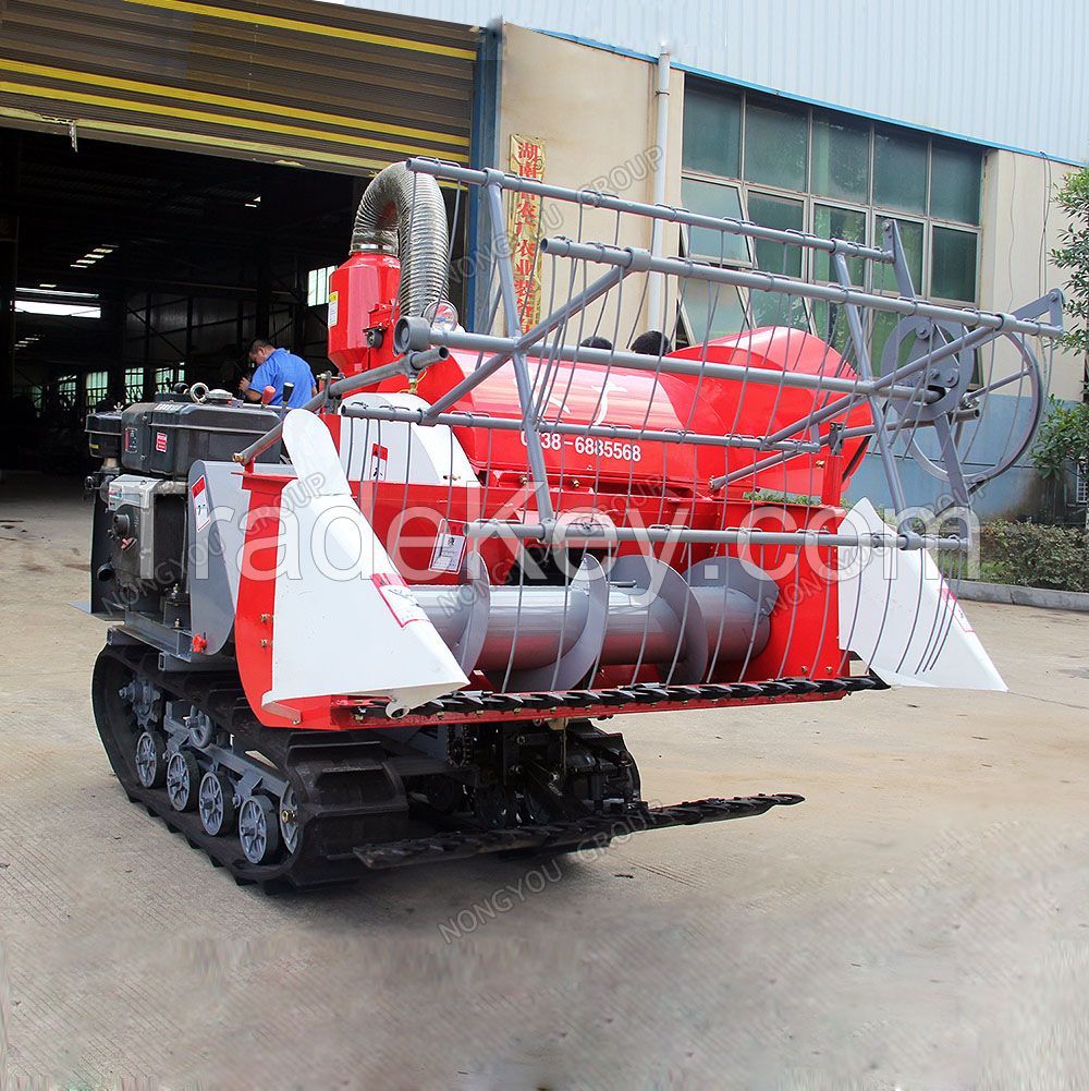 Small Combined Rice Harvester 13HP Diesel Engine 4LZ-0.8