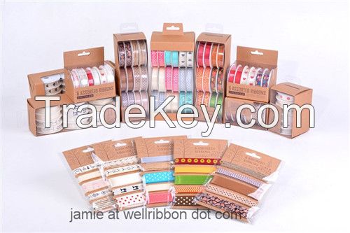 Ribbon Sets for Packaging, scrapbook, DIY