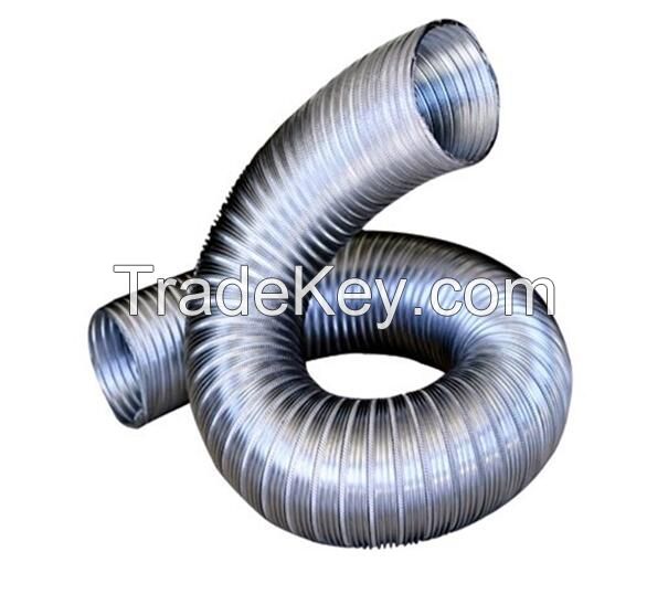 Good condition durable standard 3 meters semi-rigid aluminum metal flexible ducting