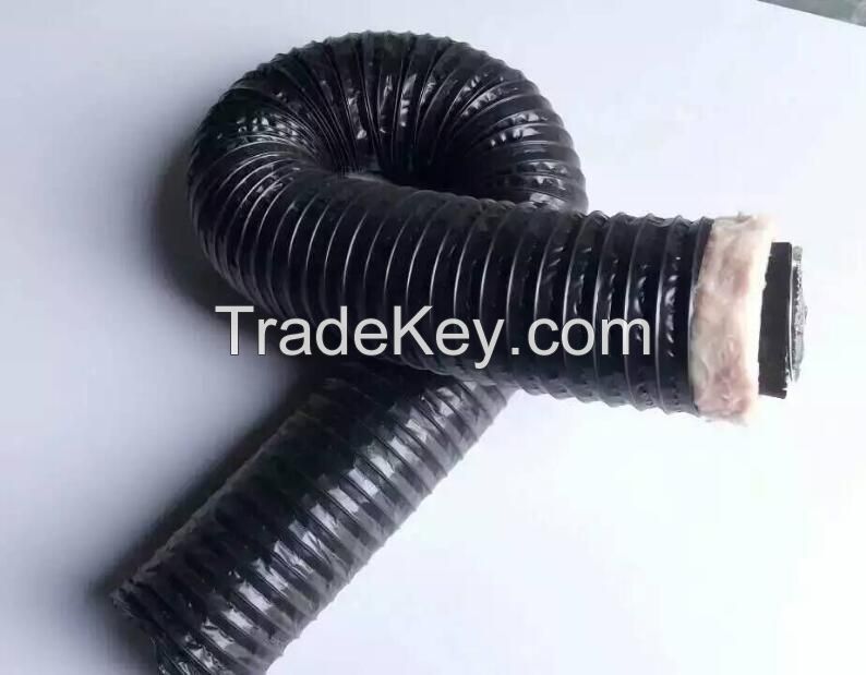 Popular demand noise reduction  cheap price 4 in x10mts flexible acoustic insulated ducting
