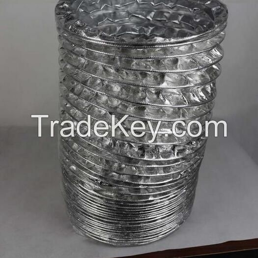 China supplier high quality fire resistant 12 inch flexible aluminum foil duct for air conditioner