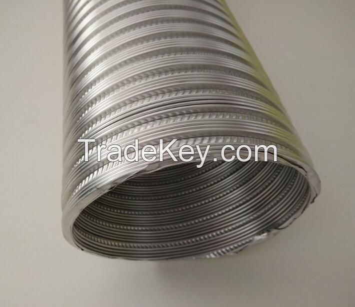 Good condition durable standard 3 meters semi-rigid aluminum metal flexible ducting