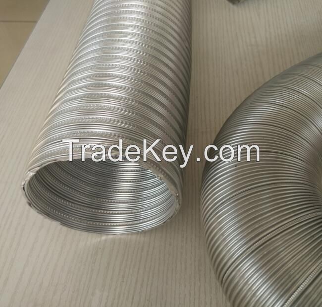 Good condition durable standard 3 meters semi-rigid aluminum metal flexible ducting