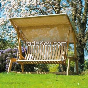 Alexander Rose Roble Garden Swing Seat with Canopy from Posh Garden Furniture