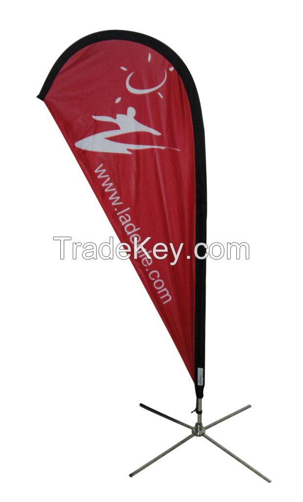 Custom design Tear Drop/Eclipse/Solarl flying flags & banners