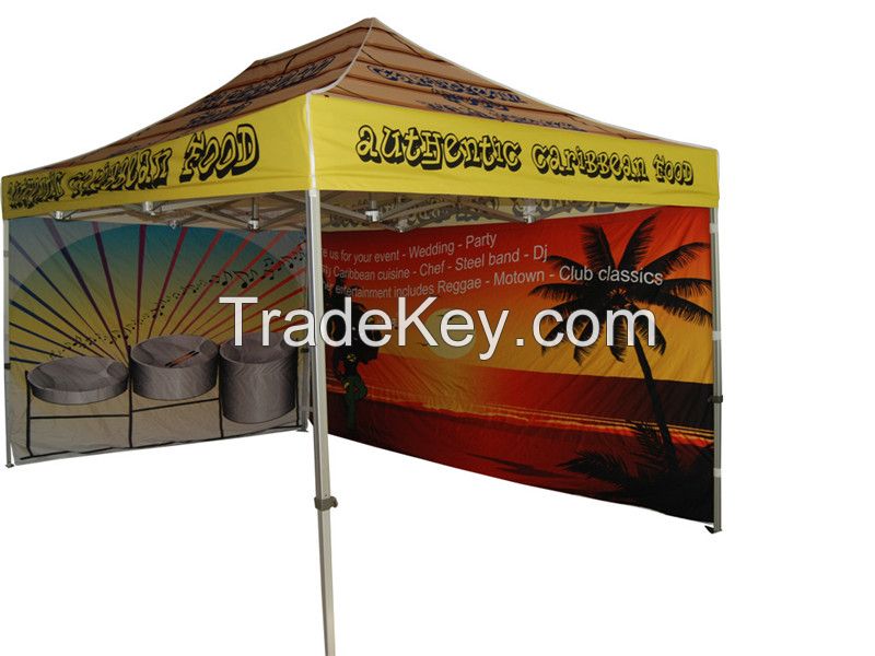 High quality custom logo folding pop up gazebo canopy tent for outdoor