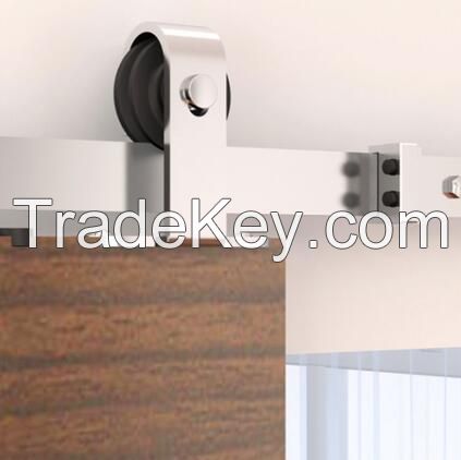 Modern fashion wooden sliding door hardware, stainless steel sliding do