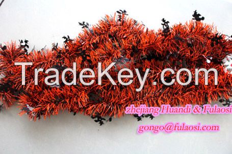 Wholesale high quality Christmas Hallowmas tinsel garland