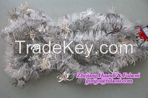 Wholesale high quality Christmas Hallowmas tinsel garland