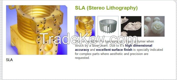 3D printing Laser Sterolithography SLA Rapid Prototyping process ABS l