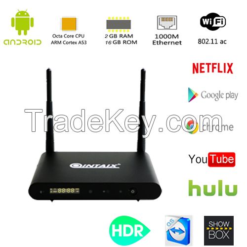 Amlogic S912 Octa-Core HDR media player Android 6.0 2GB+8/16GB Dual Ba
