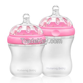 Kumeng Baby Imitation Breast Silicone Baby Feeding Bottle