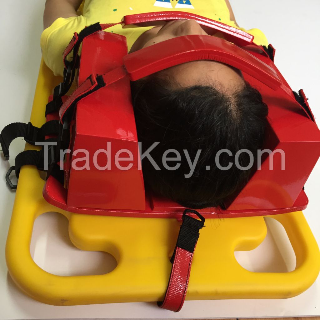 manufacturer head immobilizer used with spine board stretcher