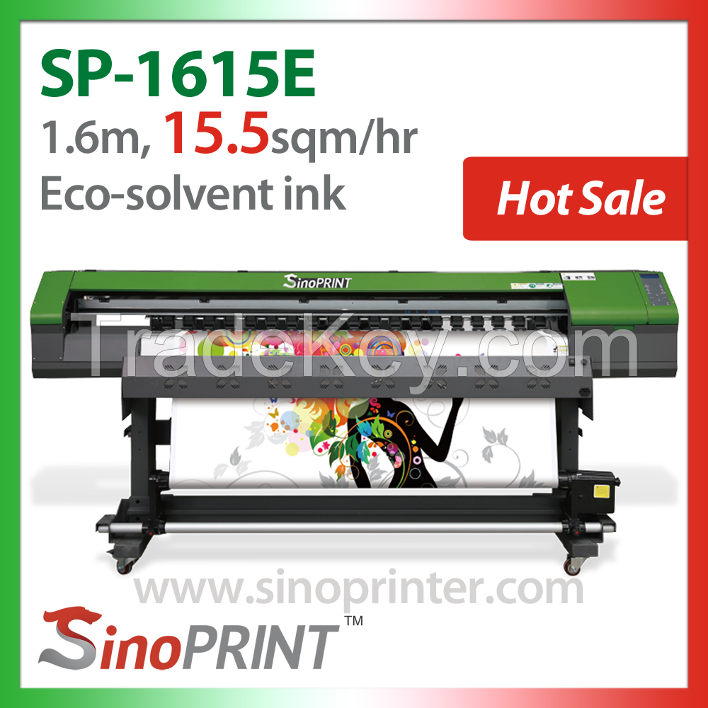 1.6m eco solvent large format inkjet printer