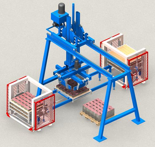 FULLY AUTOMATED STACKING ROBOT