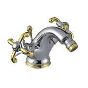 Brass dual handle bathroom bidet faucets mixer