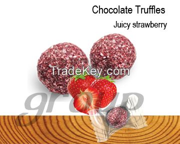 Chocolate Truffles Juicy Strawberry