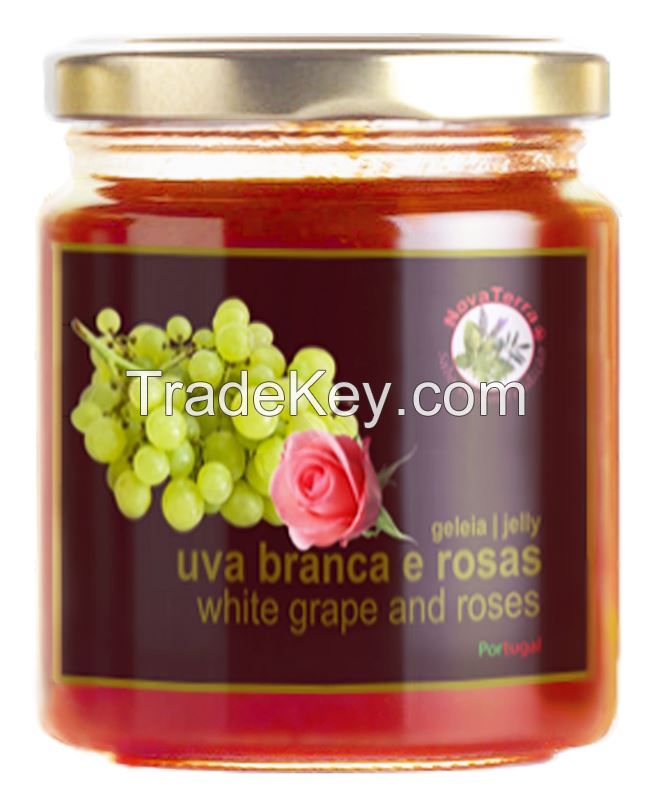 White grape and roses jelly