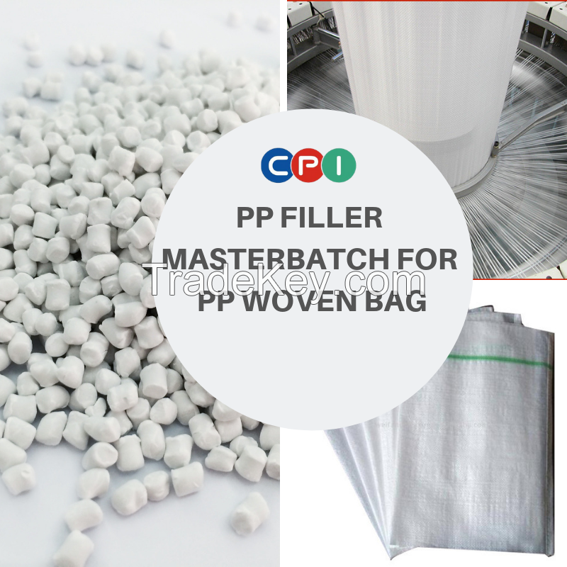 Polypropylene based Filler Masterbatch For PP woven bag, PP injection