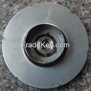 stainless steel pump impeller with the diameter of 130mm