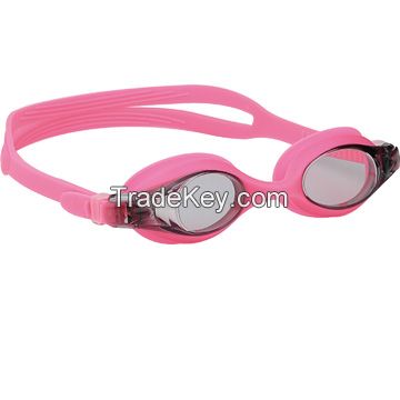 hot selling anti-fog customized junior swimming goggles with quickly buckle