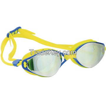 hot selling anti-fog customized junior swimming goggles with quickly buckle