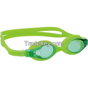 hot selling anti-fog customized junior swimming goggles with quickly buckle