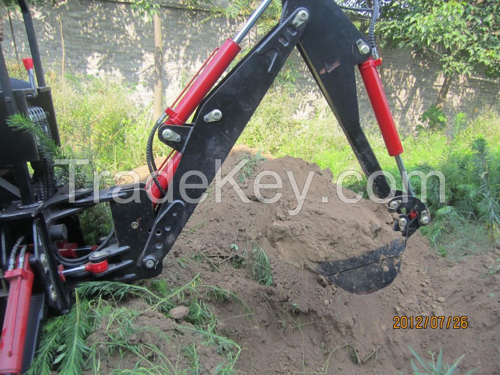 HCN brand 0301 series hydraulic backhoe attachment for skid steer  loaders