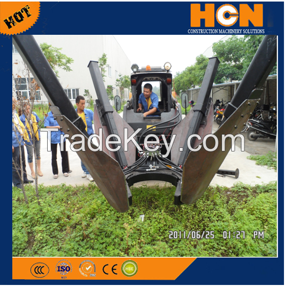 HCN brand 0503 series skid steer bobcat tree spade transplanter