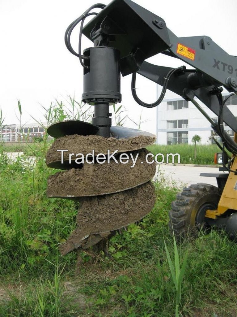 HCN BM02 hydraulic earth auger for wheel loader