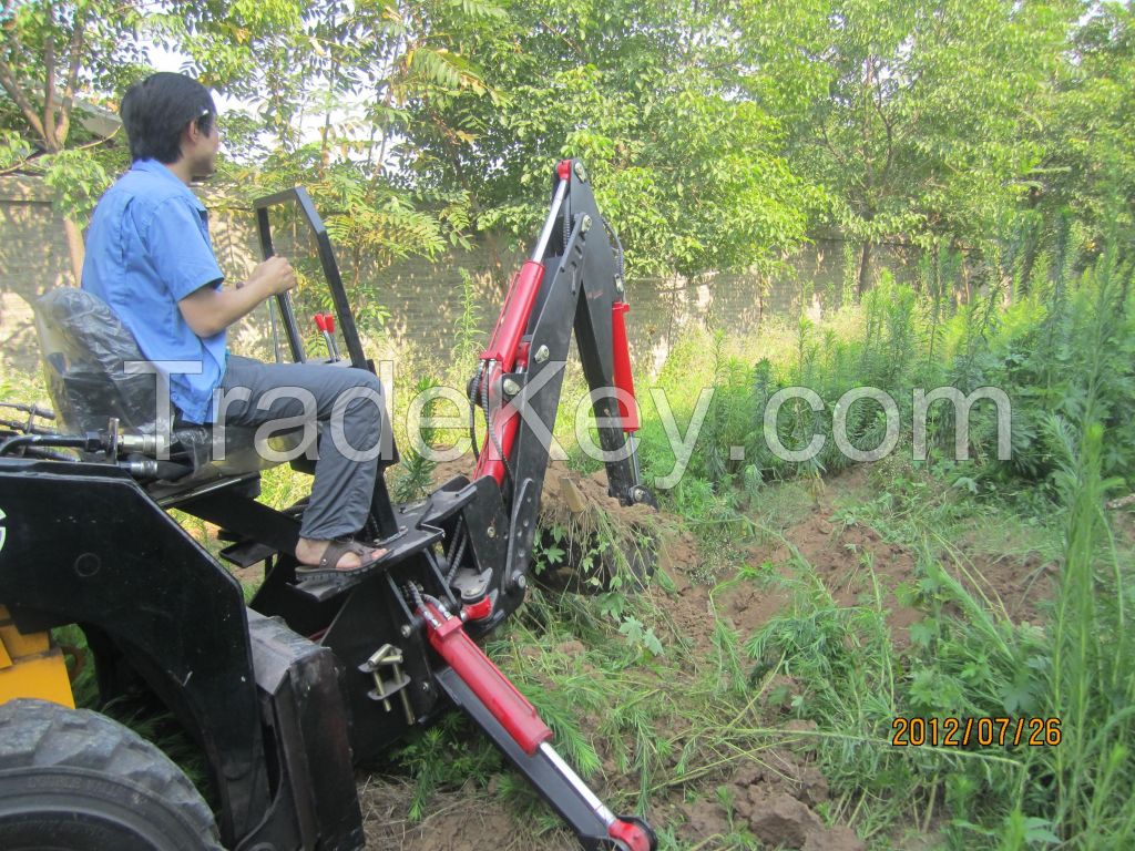 HCN brand 0301 series hydraulic backhoe attachment for skid steer  loaders