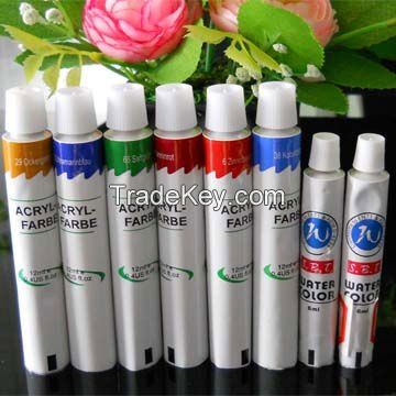 Aluminum Collapsible Tube For Color Paint
