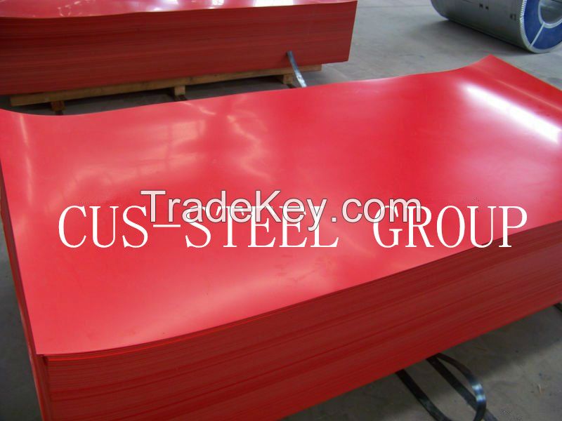 Prepainted Flat Steel Sheet/Prepainted Galvanized Plain Sheet