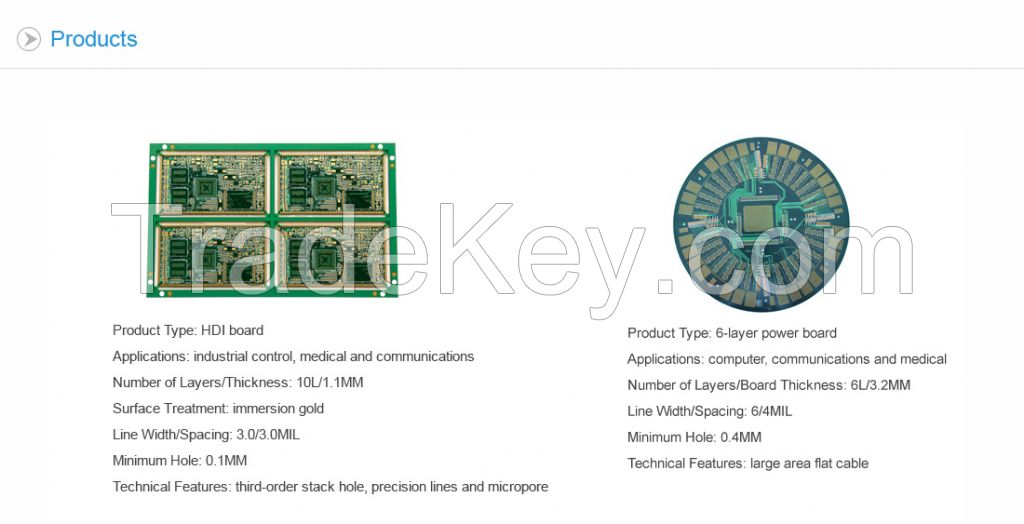 rigid printed circuit board