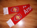 scarf with the soccer team logo