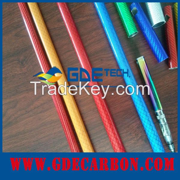 Color Carbon Fiber Tube, Carbon Fiber Tubing, Carbon Fiber Tube, 3K Carbon Fiber Tube