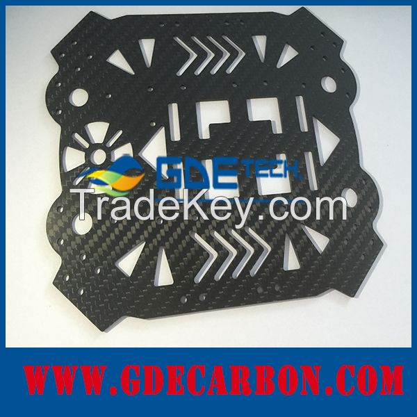 Hobby Carbon Fiber Parts, Carbon Fiber CNC Cutting Service for UAV/FPV