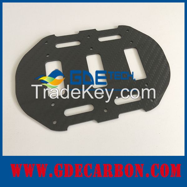 Hobby Carbon Fiber Parts, Carbon Fiber CNC Cutting Service for UAV/FPV