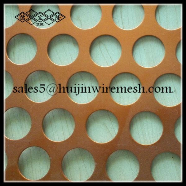Huijin factory aluminum perforated decorative metal mesh
