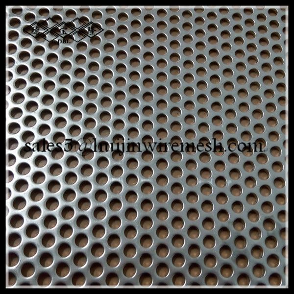 huijin factory round hole perforated metal mesh/decorative perforated metal mesh